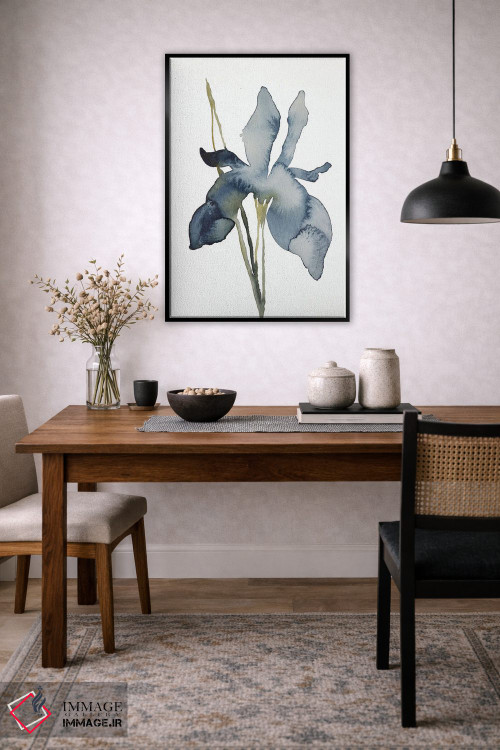 تابلو مینیمال زنبق شماره ۱۵۸ اثر الیزابت بکر - D6B