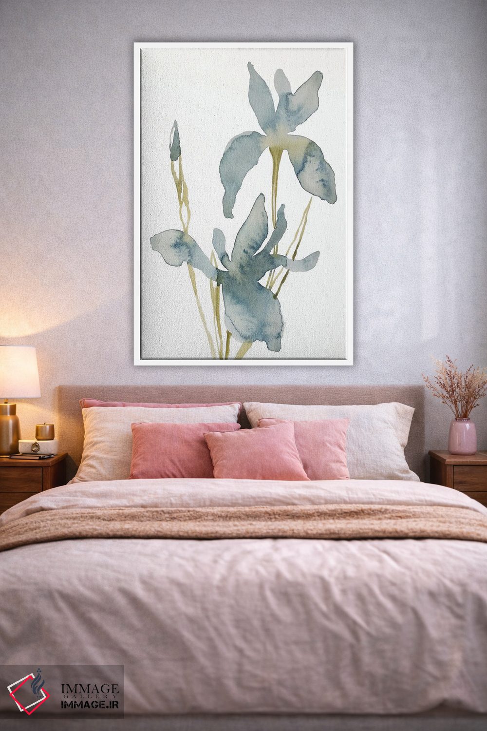 تابلو مینیمال زنبق شماره ۱۶۰ اثر الیزابت بکر - D1W