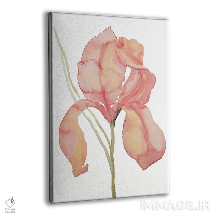 تابلو مینیمال زنبق شماره ۱۷۳ اثر الیزابت بکر - نمای پرسپکتیو محصول