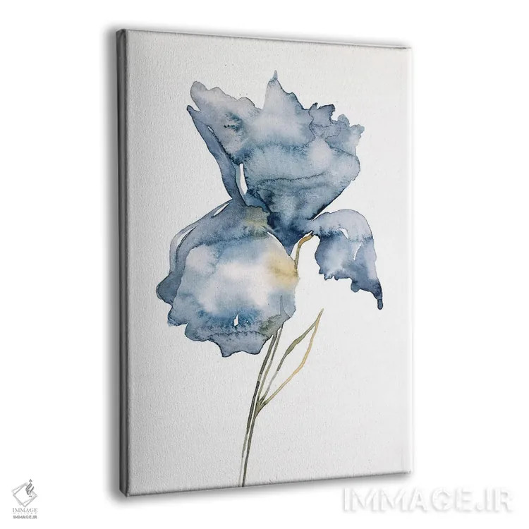 تابلو مینیمال زنبق شماره ۱۸۱ اثر الیزابت بکر - نمای پرسپکتیو محصول