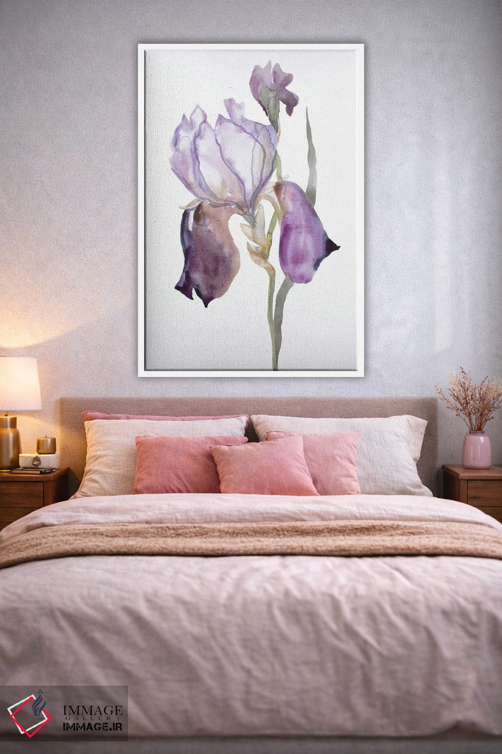 تابلو مینیمال زنبق شماره ۱۷۶ اثر الیزابت بکر - D1W