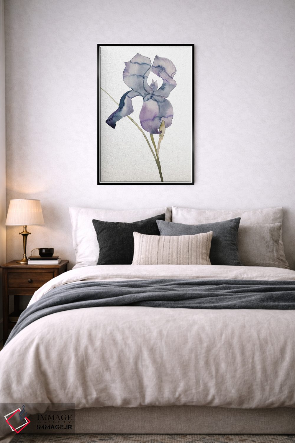 تابلو مینیمال زنبق شماره ۱۷۱ اثر الیزابت بکر - D6B