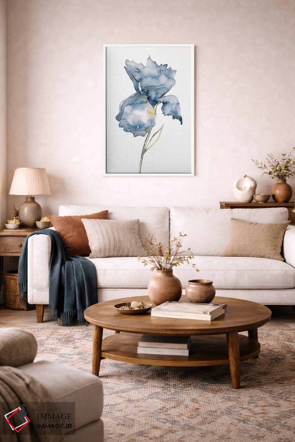 تابلو مینیمال زنبق شماره ۱۸۱ اثر الیزابت بکر - D2W