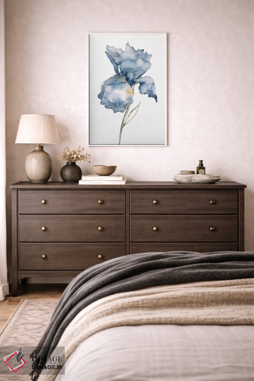 تابلو مینیمال زنبق شماره ۱۸۱ اثر الیزابت بکر - D3W