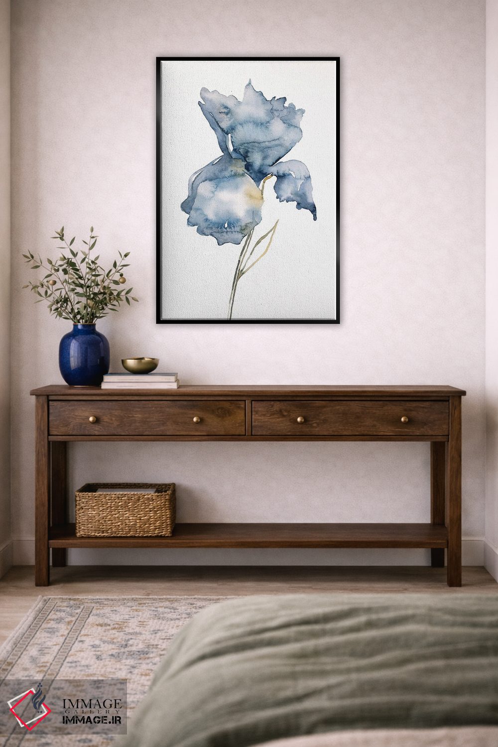 تابلو مینیمال زنبق شماره ۱۸۱ اثر الیزابت بکر - D5B