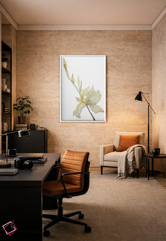 تابلو مینیمال زنبق شماره ۱۸۲ اثر الیزابت بکر - D6W