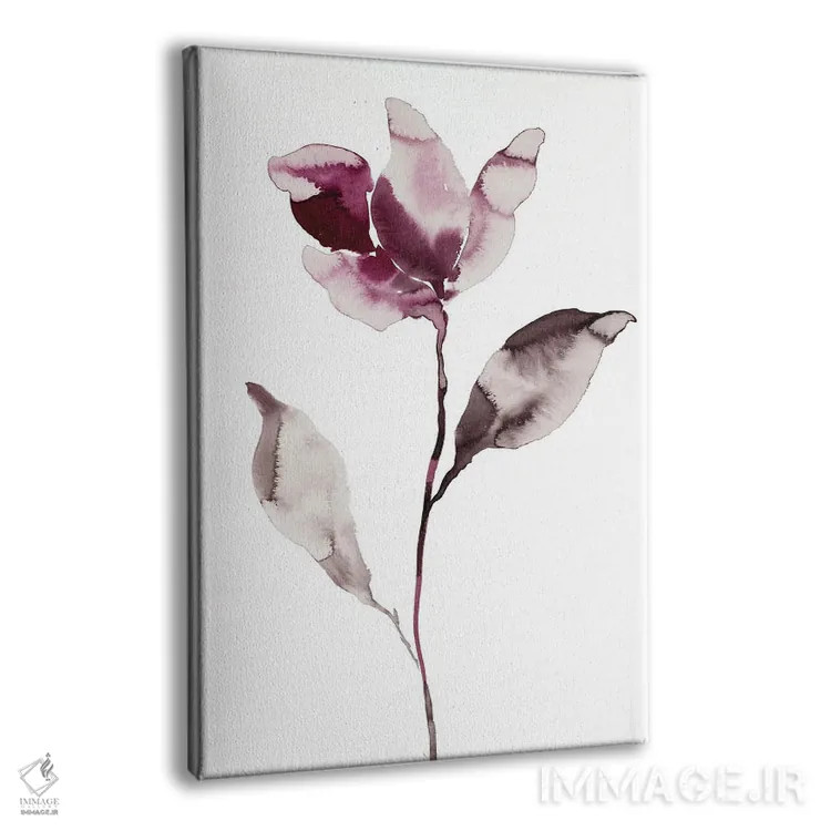 تابلو مینیمال ماگنولیا شماره ۴۵ اثر الیزابت بکر - نمای پرسپکتیو محصول