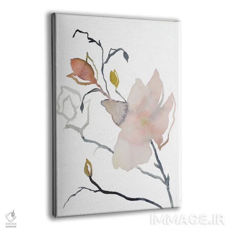 تابلو مینیمال ماگنولیا شماره ۵۴ اثر الیزابت بکر - نمای پرسپکتیو محصول