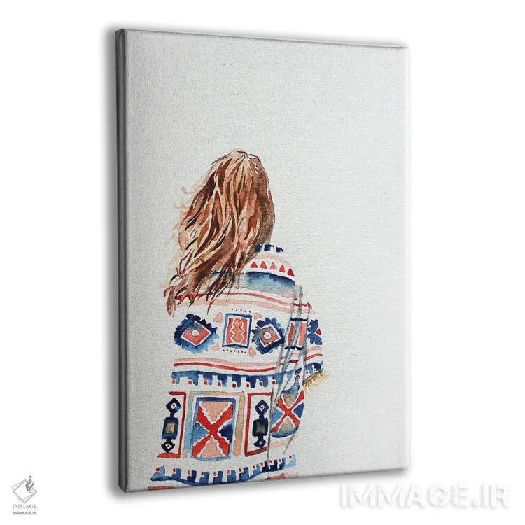 تابلو مینیمال از روشنایی و وجود اثر الیزابت بکر - نمای پرسپکتیو محصول