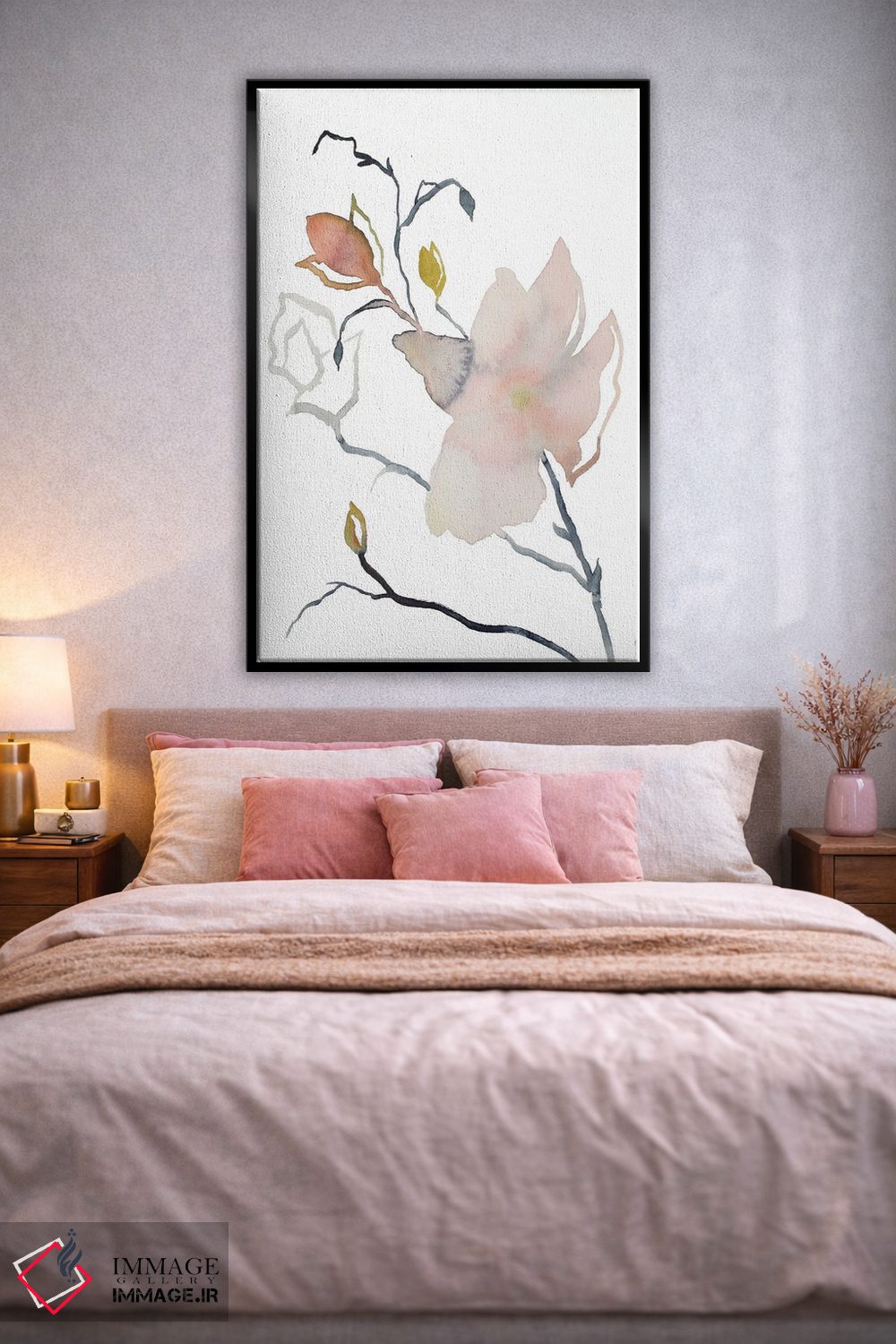 تابلو مینیمال ماگنولیا شماره ۵۴ اثر الیزابت بکر - D2B