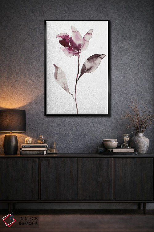 تابلو مینیمال ماگنولیا شماره ۴۵ اثر الیزابت بکر - D3B