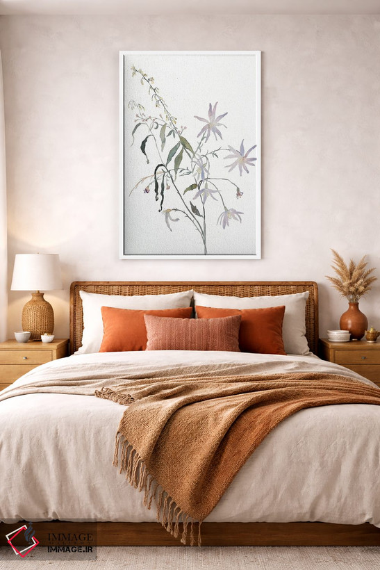 تابلو مینیمال مطالعه چمنزار شماره ۵ اثر الیزابت بکر - D3W