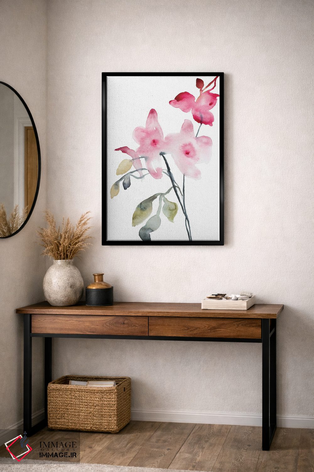 تابلو مینیمال ارکیده شماره ۴ اثر الیزابت بکر - D4B