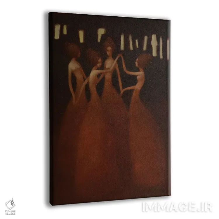 تابلو دکوراتیو رقص جاودانه اثر ادوارد زنتسیک - نمای پرسپکتیو محصول
