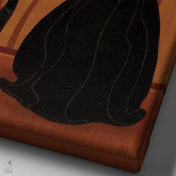 تابلو دکوراتیو ملودی جاودانه اثر ادوارد زنتسیک - نمای نزدیک بافت بوم