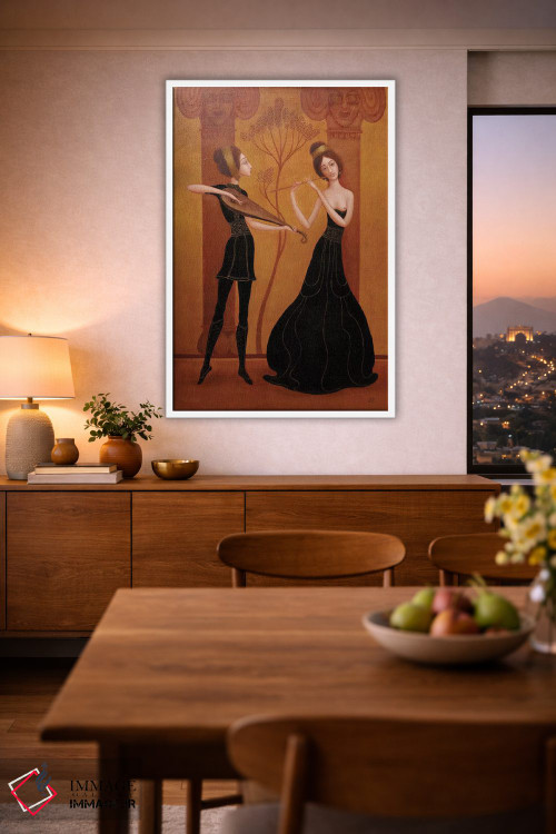 تابلو دکوراتیو ملودی جاودانه اثر ادوارد زنتسیک - D2W