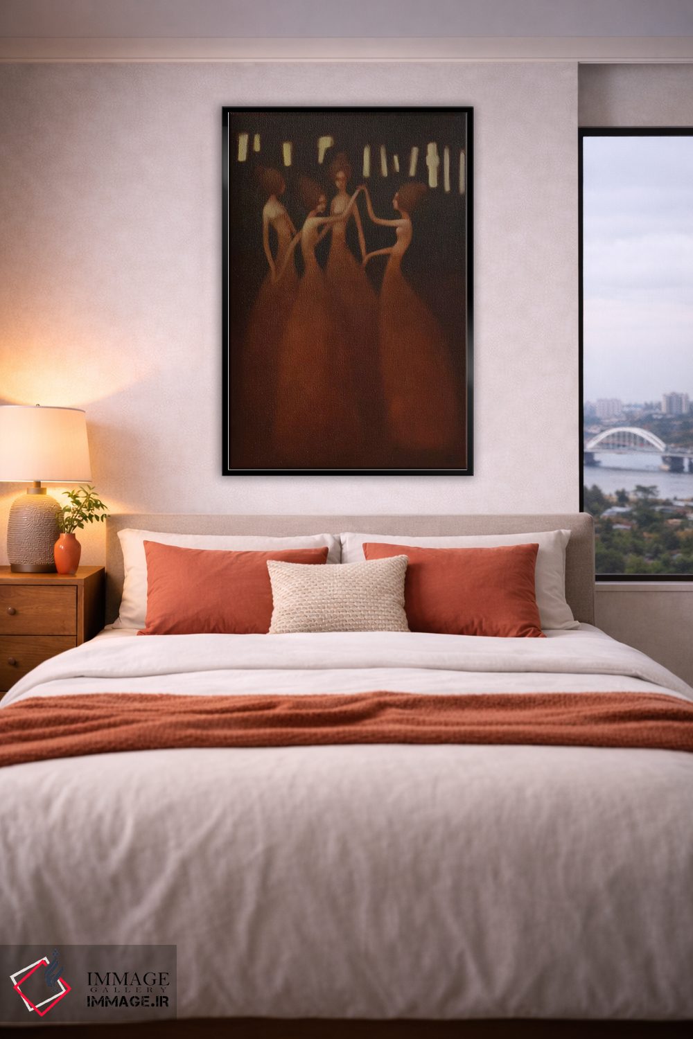 تابلو دکوراتیو رقص جاودانه اثر ادوارد زنتسیک - D6B