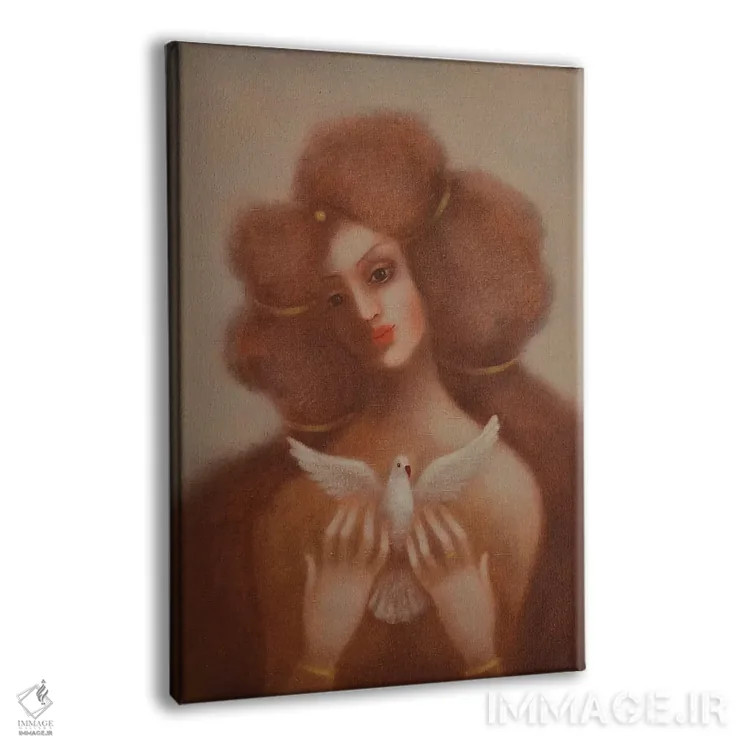 تابلو دکوراتیو پرواز عشق اثر ادوارد زنتسیک - نمای پرسپکتیو محصول