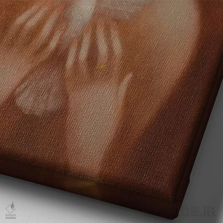 تابلو دکوراتیو پرواز عشق اثر ادوارد زنتسیک - نمای نزدیک بافت بوم