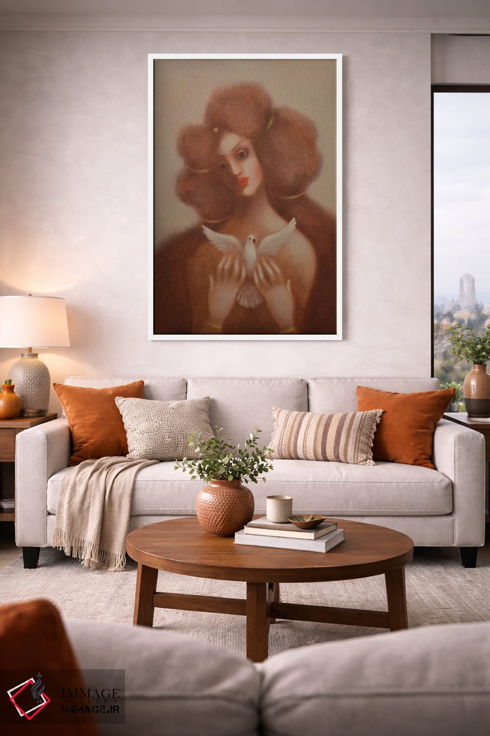 تابلو دکوراتیو پرواز عشق اثر ادوارد زنتسیک - D1W