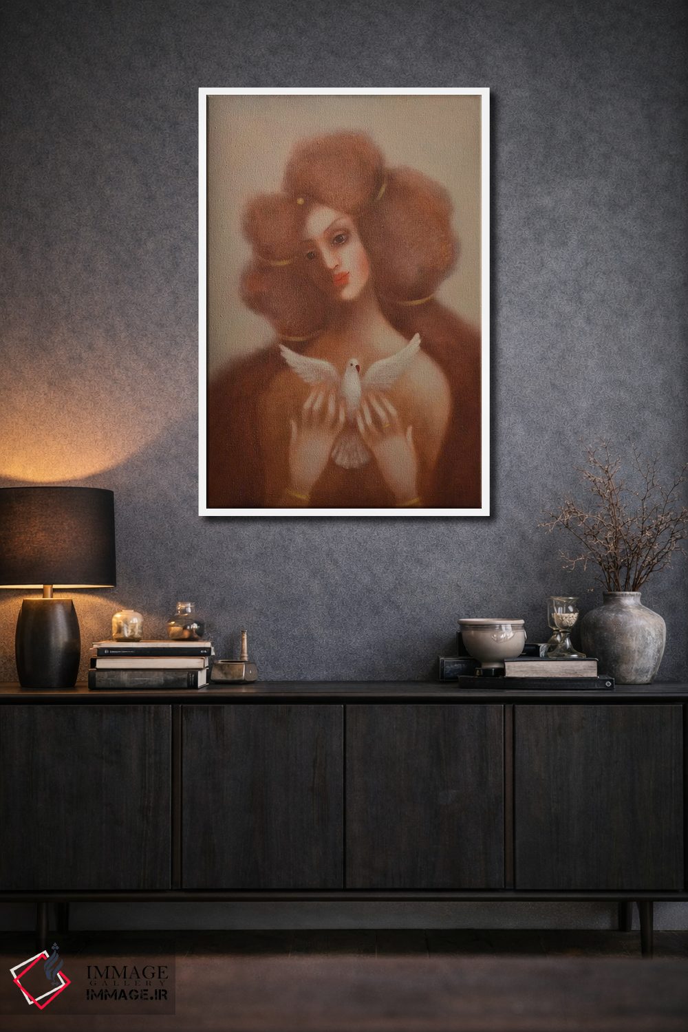 تابلو دکوراتیو پرواز عشق اثر ادوارد زنتسیک - D2W