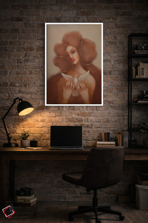 تابلو دکوراتیو پرواز عشق اثر ادوارد زنتسیک - D4W