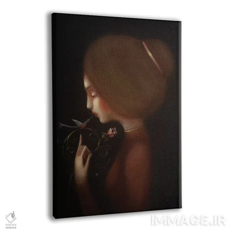 تابلو دکوراتیو پیام عشق اثر ادوارد زنتسیک - نمای پرسپکتیو محصول