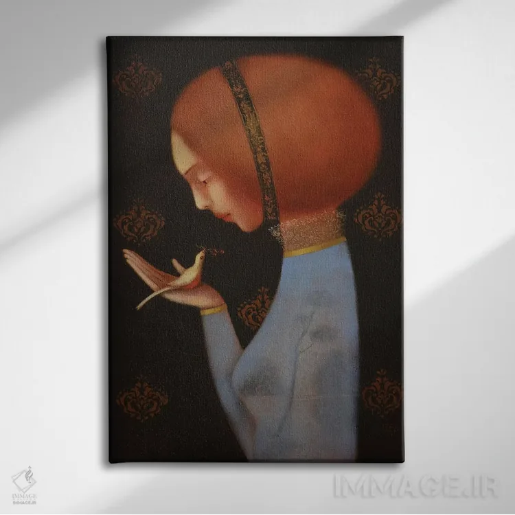 تابلو دکوراتیو نجوای آرام اثر ادوارد زنتسیک - نمای روبهرو روی دیوار
