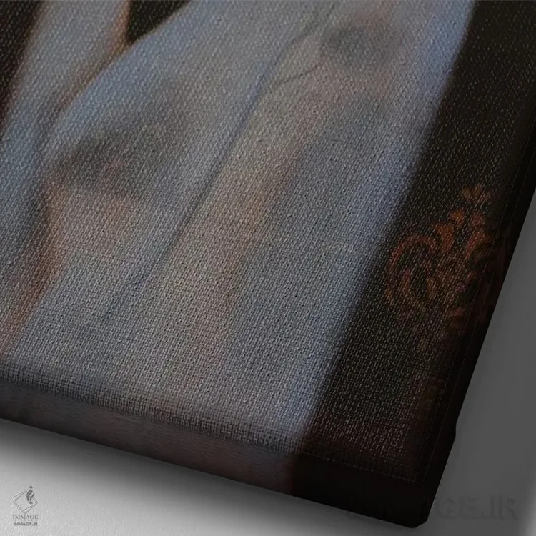 تابلو دکوراتیو نجوای آرام اثر ادوارد زنتسیک - نمای نزدیک بافت بوم