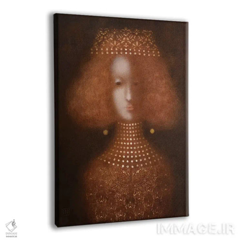 تابلو دکوراتیو شاهزاده خانم من اثر ادوارد زنتسیک - نمای پرسپکتیو محصول