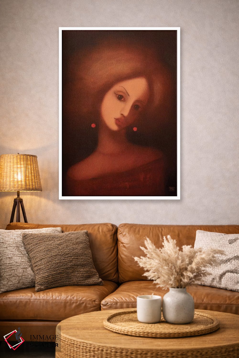 تابلو دکوراتیو ماه اثر ادوارد زنتسیک - D3W