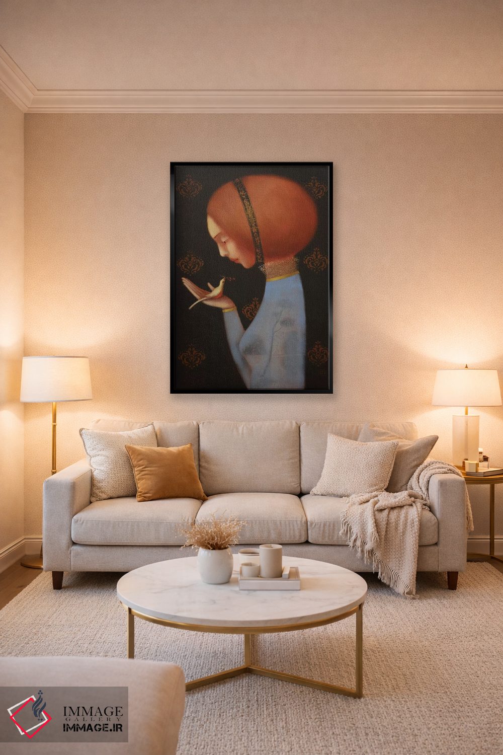 تابلو دکوراتیو نجوای آرام اثر ادوارد زنتسیک - D3B