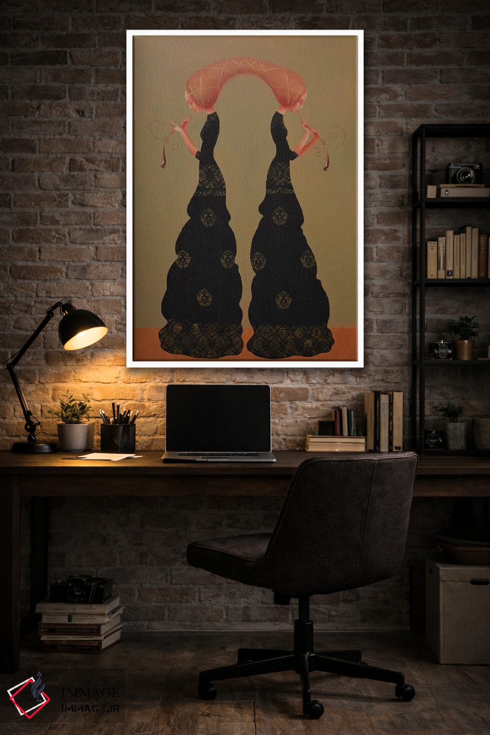 تابلو دکوراتیو موسیقی برای دو نفر اثر ادوارد زنتسیک - D3W