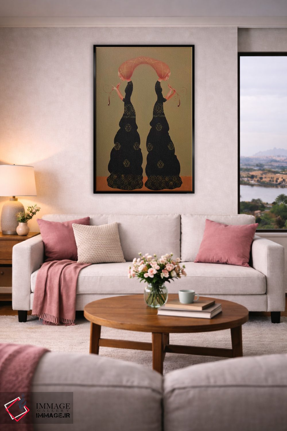 تابلو دکوراتیو موسیقی برای دو نفر اثر ادوارد زنتسیک - D6B