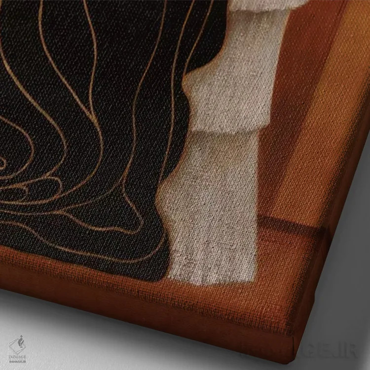 تابلو دکوراتیو یک آرزو اثر ادوارد زنتسیک - نمای نزدیک بافت بوم