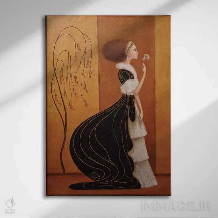 تابلو دکوراتیو یک آرزو اثر ادوارد زنتسیک - نمای روبهرو روی دیوار