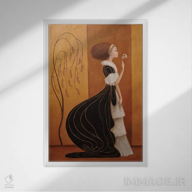 تابلو دکوراتیو یک آرزو اثر ادوارد زنتسیک - نمای قابدار سفید