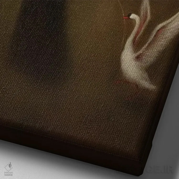 تابلو دکوراتیو راهی به دنیای دیگر اثر ادوارد زنتسیک - نمای نزدیک بافت بوم