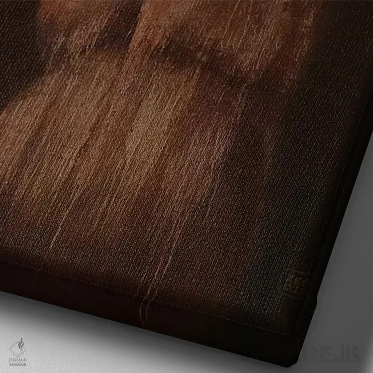 تابلو دکوراتیو پرنده خوشبختی اثر ادوارد زنتسیک - نمای نزدیک بافت بوم