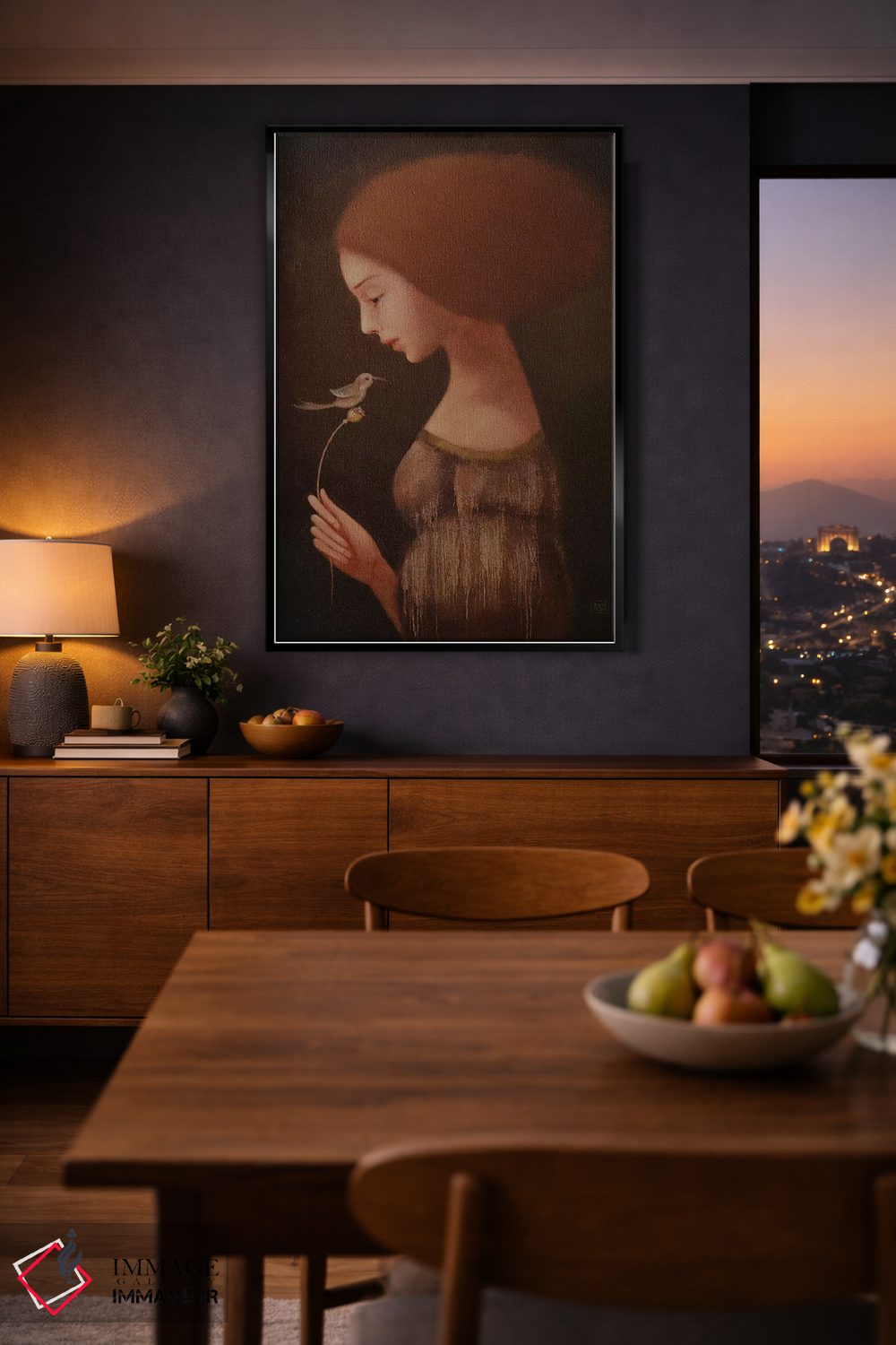 تابلو دکوراتیو پرنده خوشبختی اثر ادوارد زنتسیک - D2B