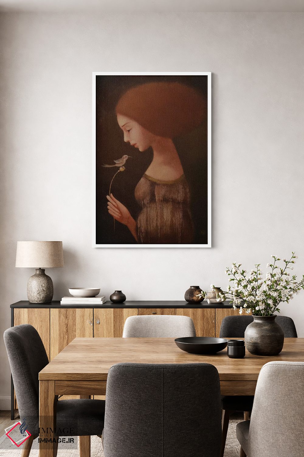 تابلو دکوراتیو پرنده خوشبختی اثر ادوارد زنتسیک - D3W