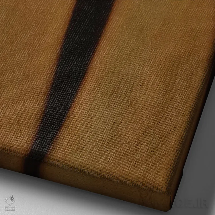 تابلو دکوراتیو چون نی آوازخوان اثر ادوارد زنتسیک - نمای نزدیک بافت بوم