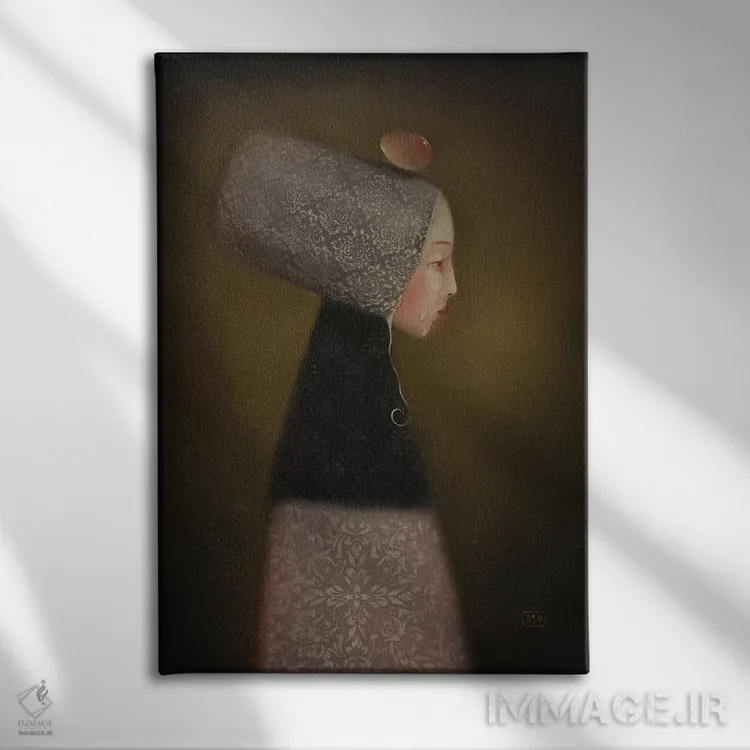 تابلو دکوراتیو راز زندگی اثر ادوارد زنتسیک - نمای روبهرو روی دیوار