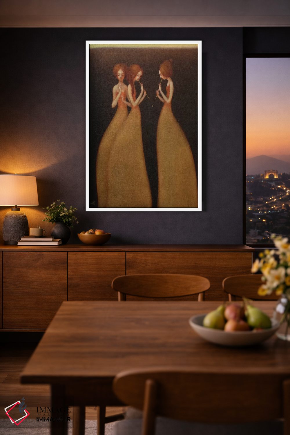 تابلو دکوراتیو چون نی آوازخوان اثر ادوارد زنتسیک - D3W