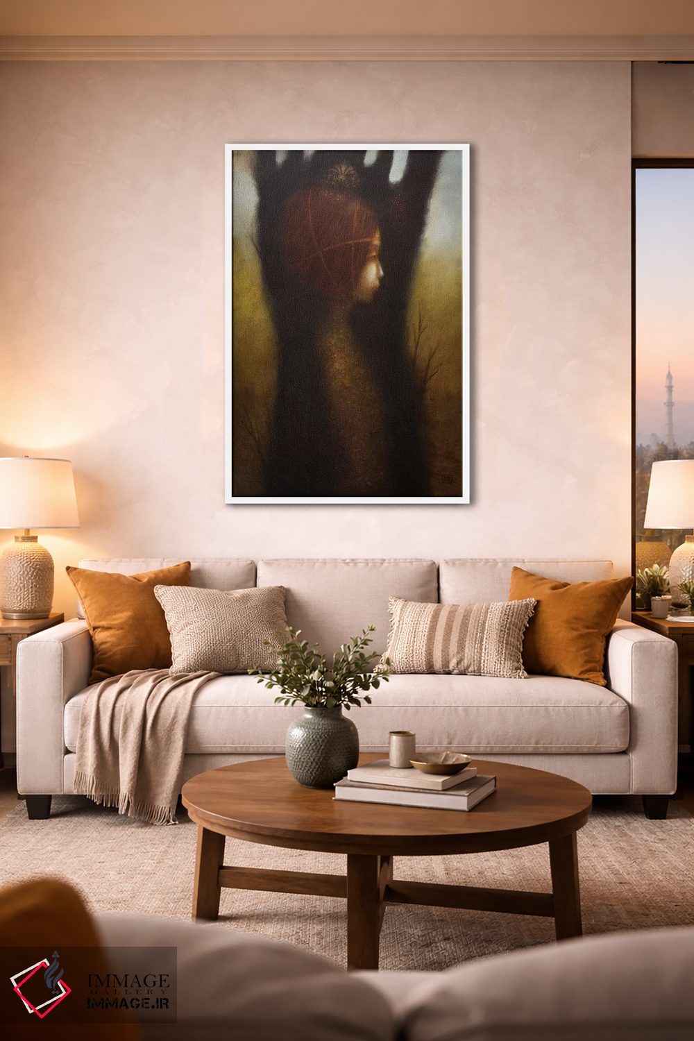 تابلو دکوراتیو دختر در رویا اثر ادوارد زنتسیک - D1W