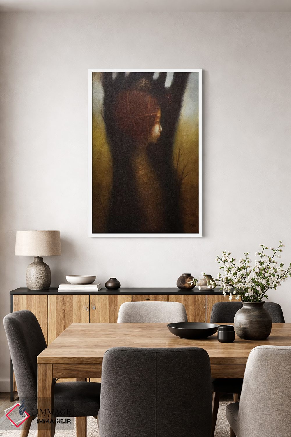 تابلو دکوراتیو دختر در رویا اثر ادوارد زنتسیک - D2W