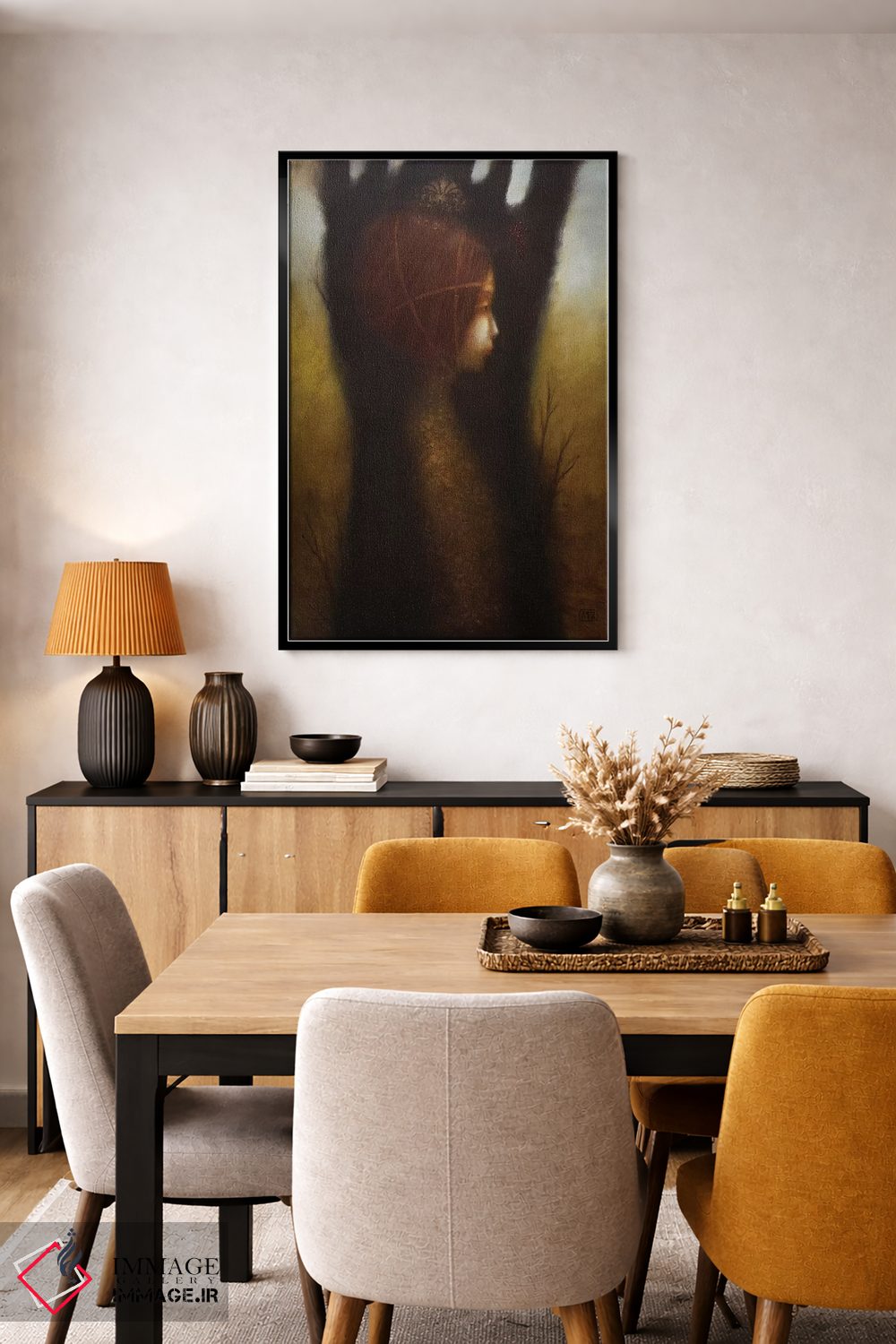 تابلو دکوراتیو دختر در رویا اثر ادوارد زنتسیک - D5B