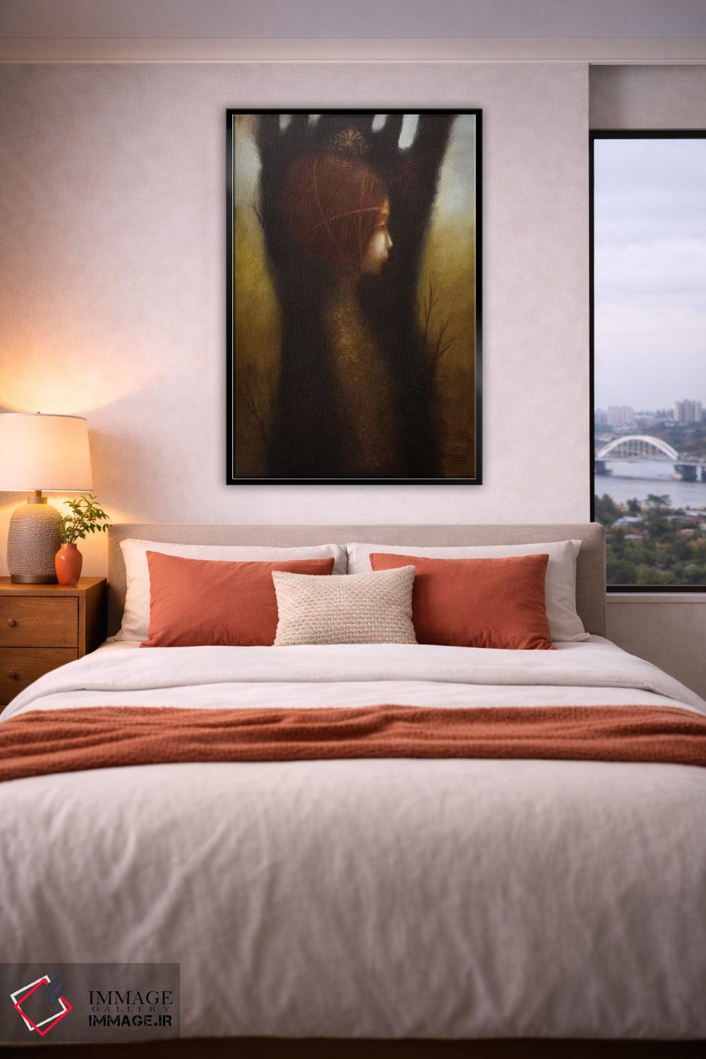 تابلو دکوراتیو دختر در رویا اثر ادوارد زنتسیک - D4B