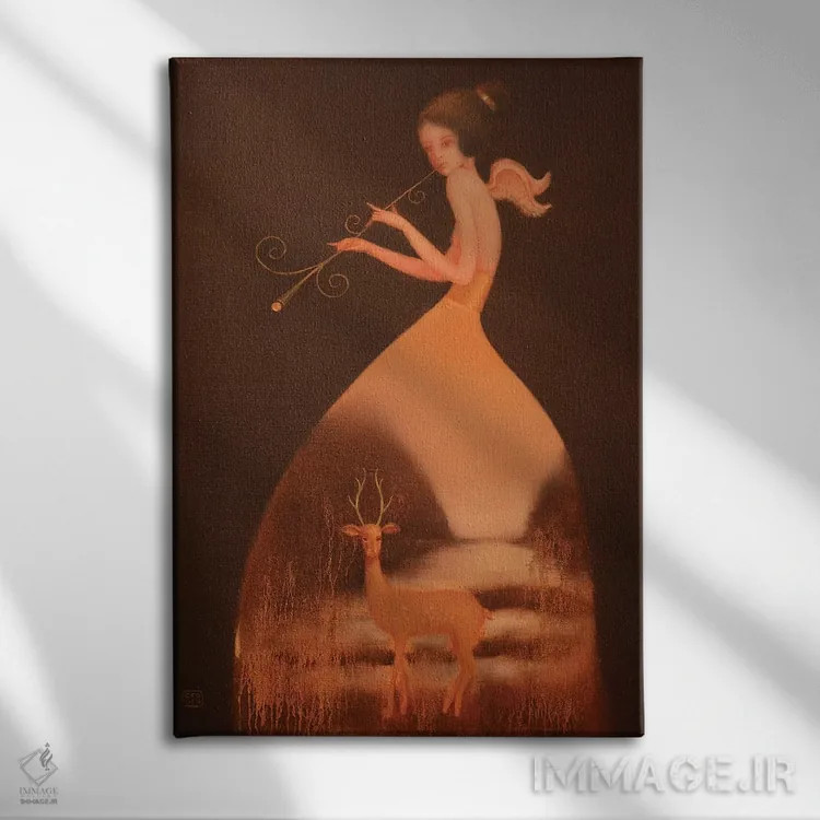 تابلو دکوراتیو آوای تو اثر ادوارد زنتسیک - نمای روبهرو روی دیوار