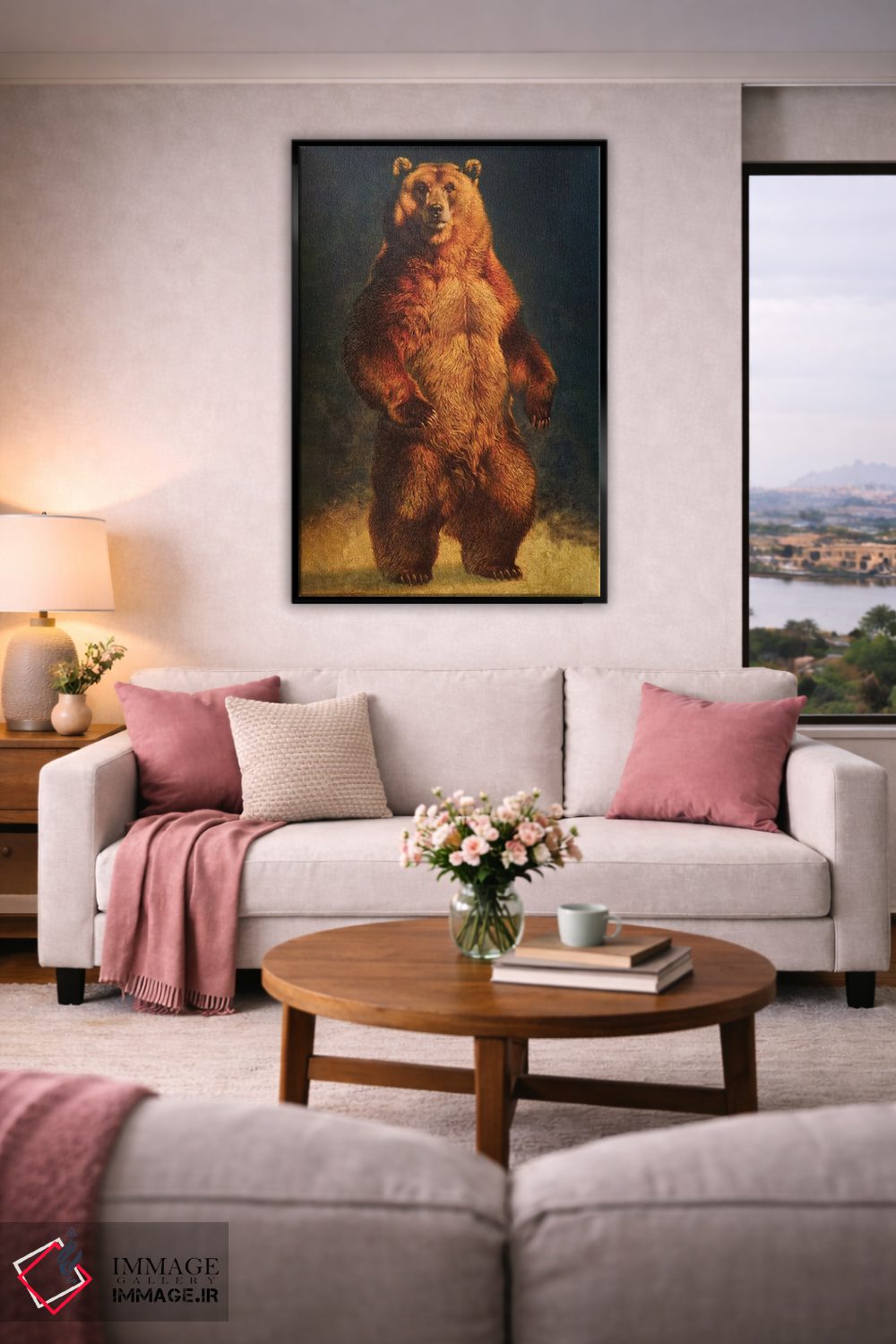 تابلو دکوراتیو یاغی سرزمین بزرگ اثر ازرا تاکر - D4B